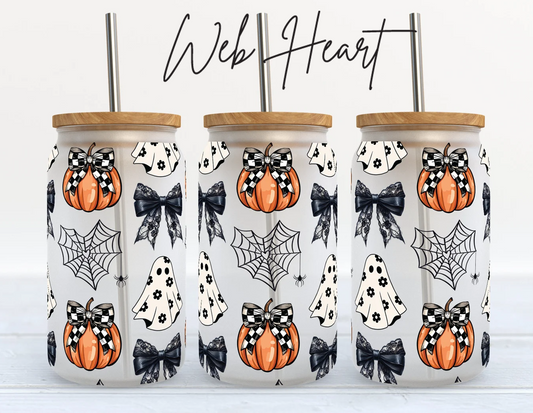 Web Heart Wrap UV DTF Sticker