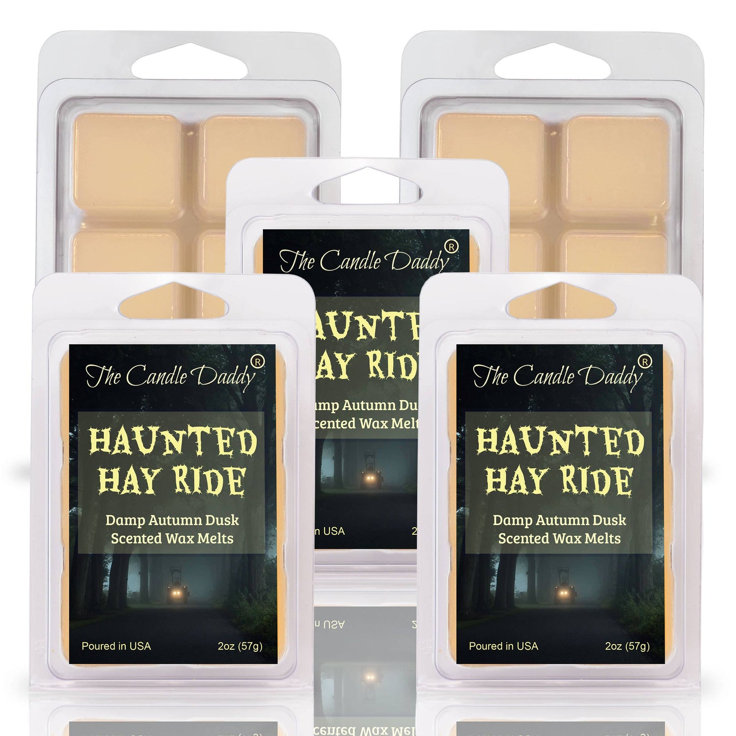 HAUNTED HAY RIDE - DAMP AUTUMN DUSK HALLOWEEN SCENTED WAX