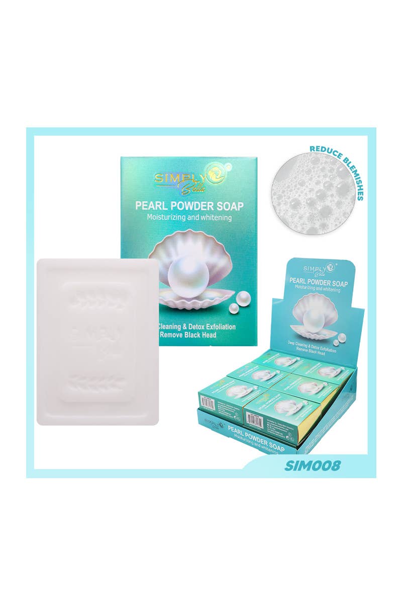 Simply Bella SIM008 Pearl Powder Whitening Soap