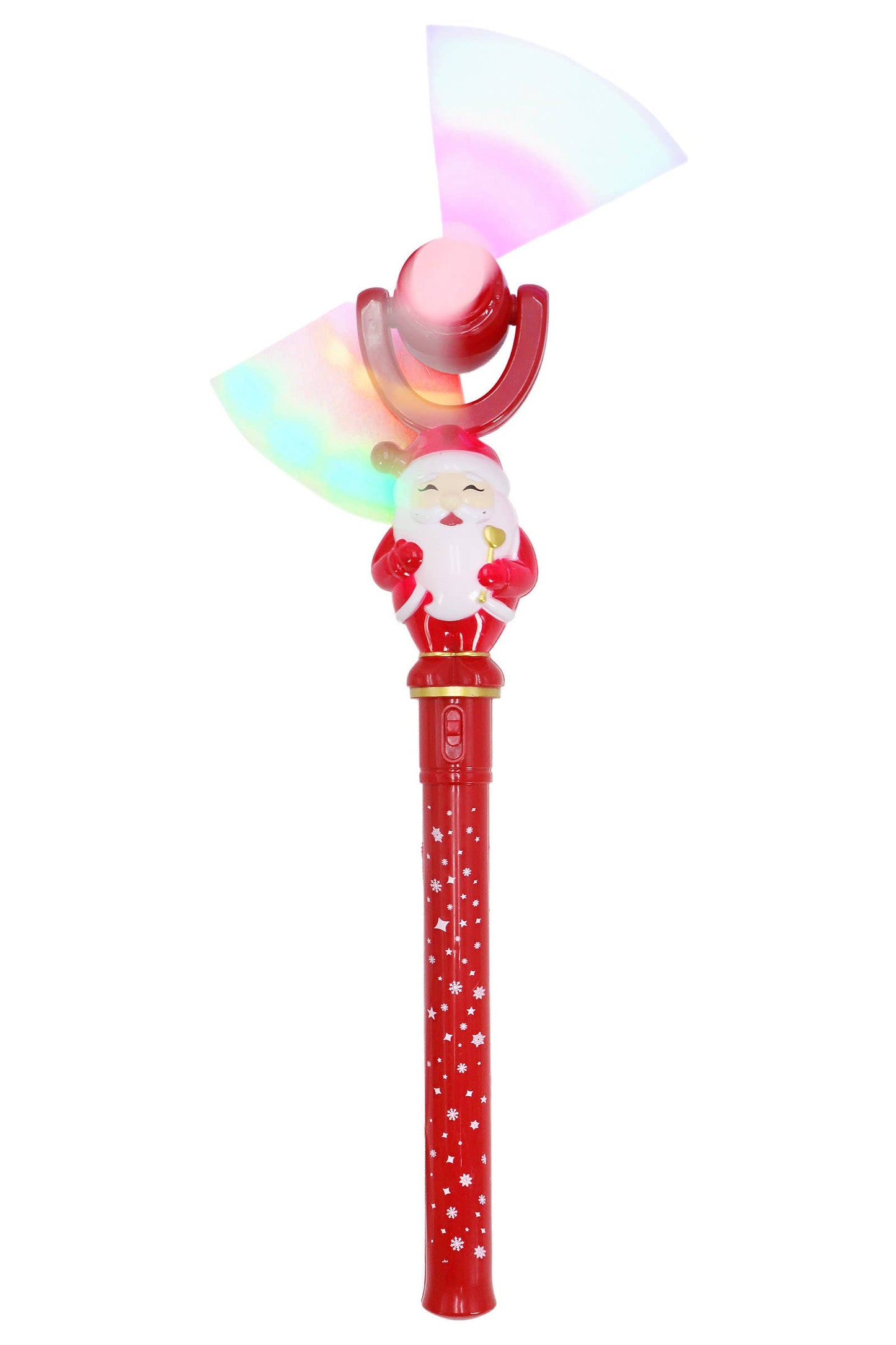 Smiling Santa Christmas Music Led Glow Wand