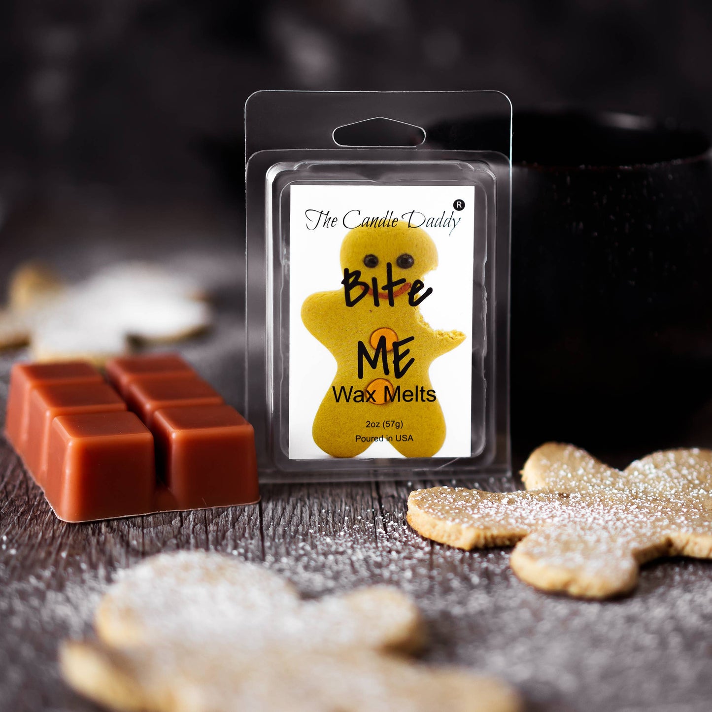 Bite Me - Funny Christmas Gingerbread Cookie Scented