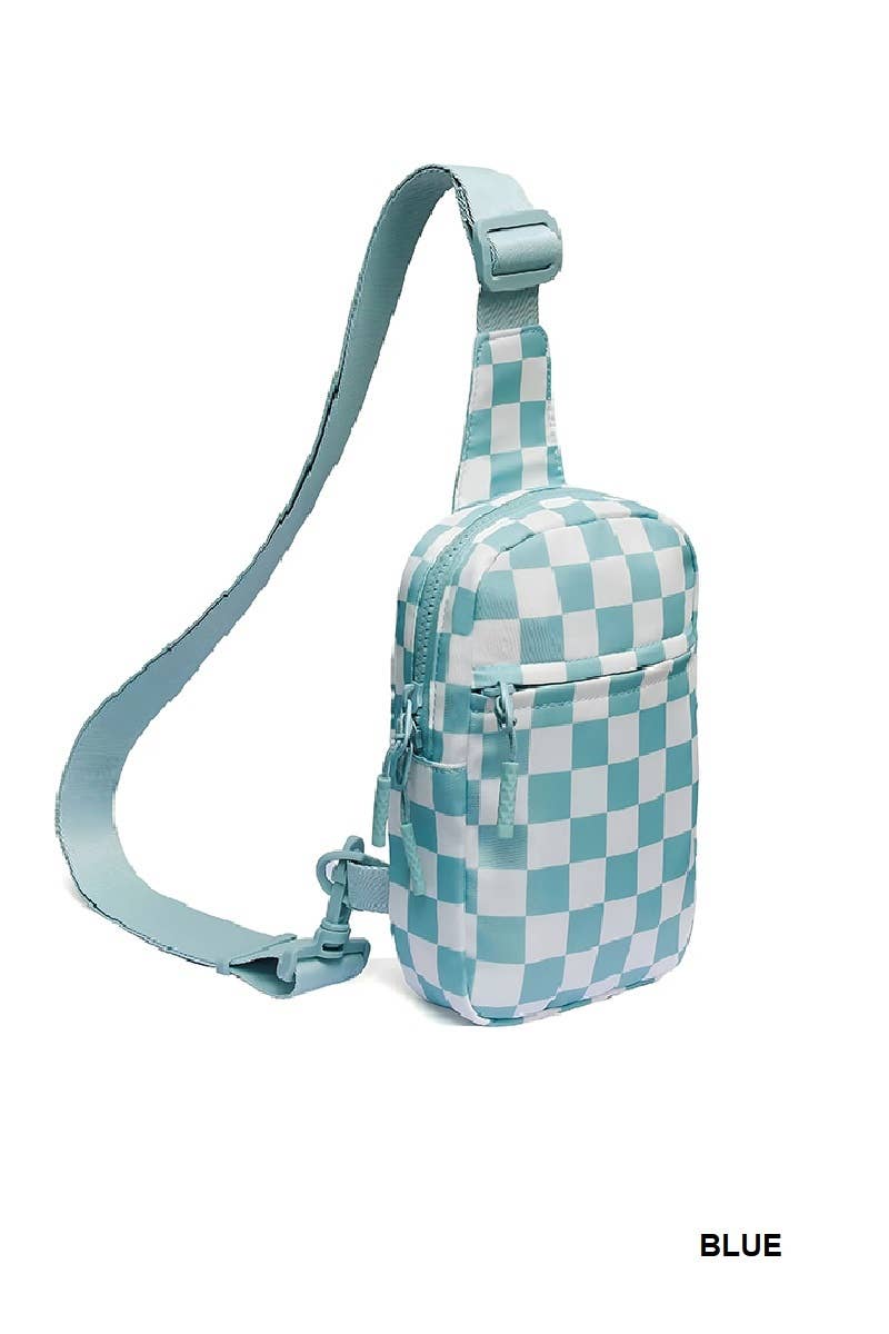 Mosaic Checkered Sling Bag