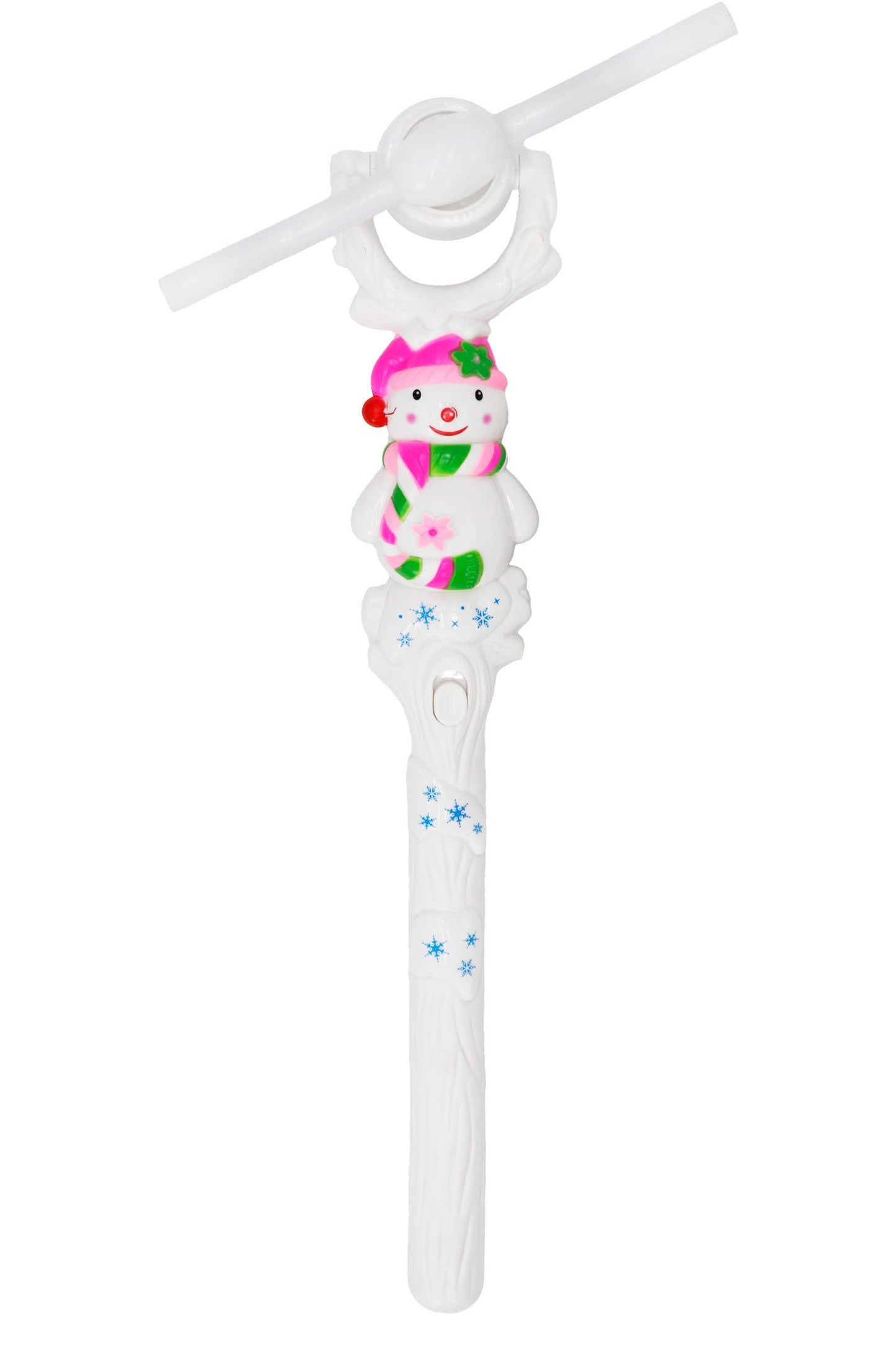 Snowman Christmas Light-up Noise Windmill Wand