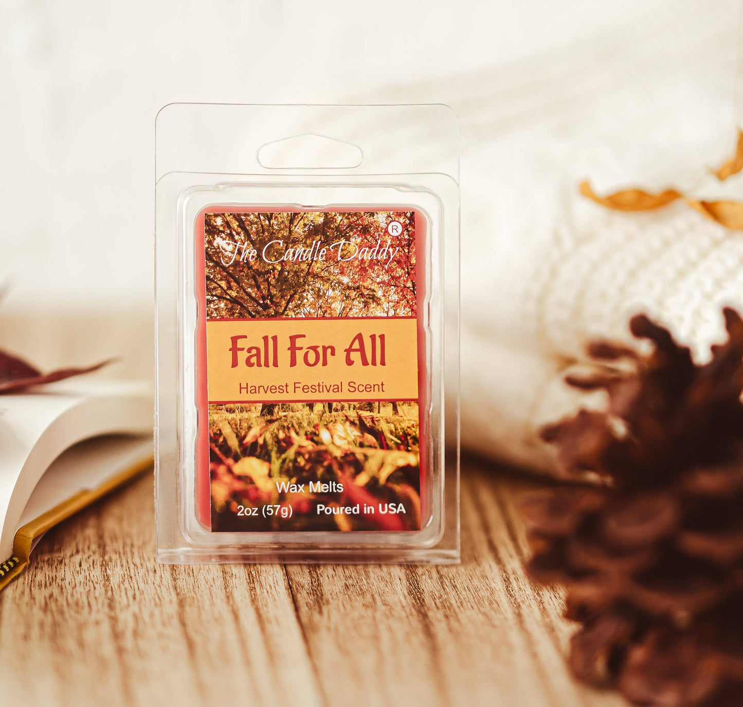 FUNNY FALL HALLOWEEN-FALL FOR ALL -HARVEST FESTIVAL WAX MELT