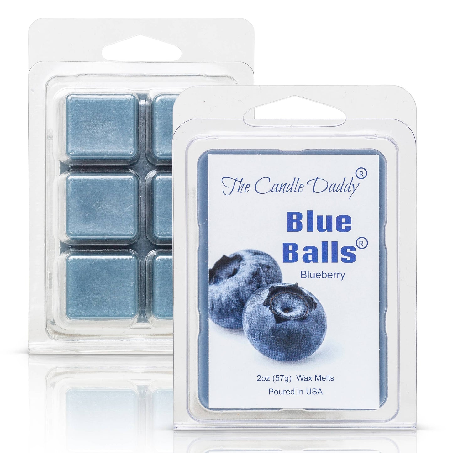TWO BLUE BALLS - RIPE BLUEBERRY SCENTED WAX MELT