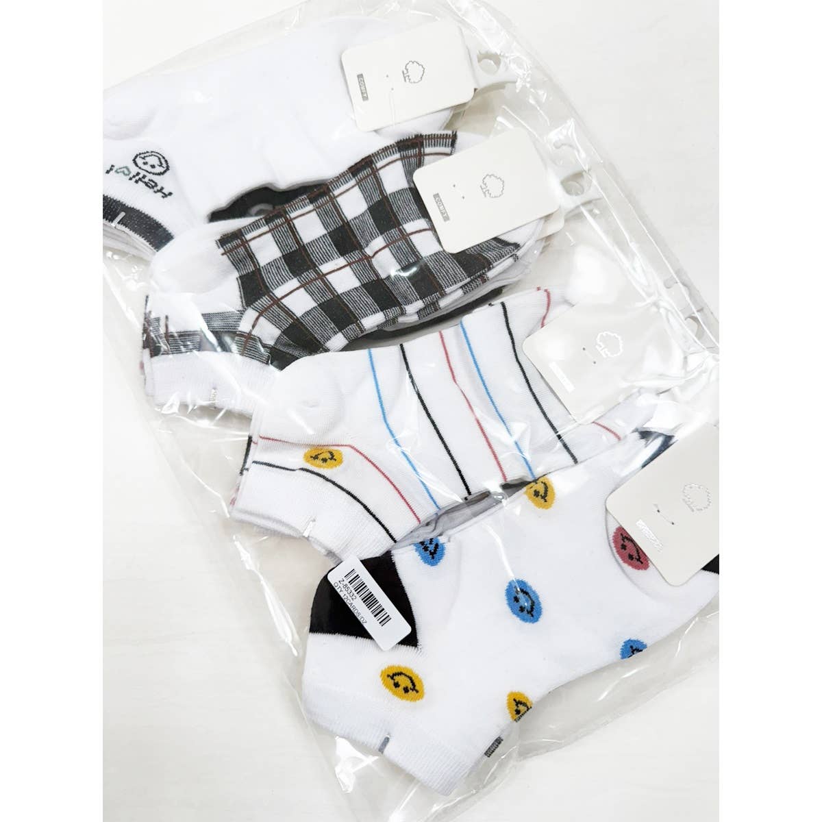 Assorted Smiley Designs All Year Long Socks