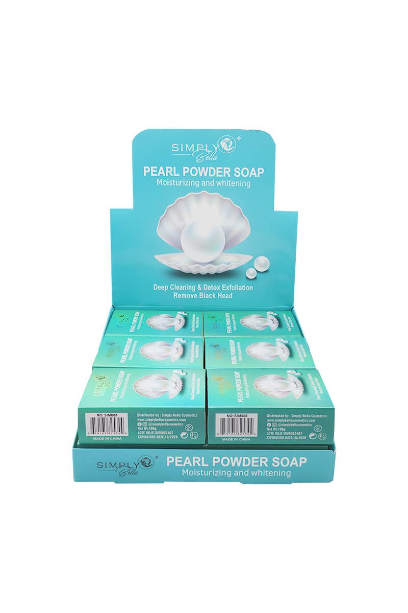 Simply Bella SIM008 Pearl Powder Whitening Soap