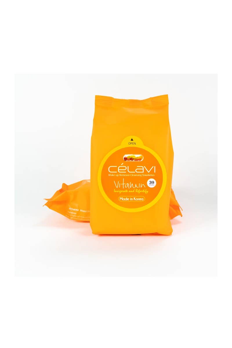 Celavi MT007 Vitamin Makeup Cleansing Towelette - 6pc