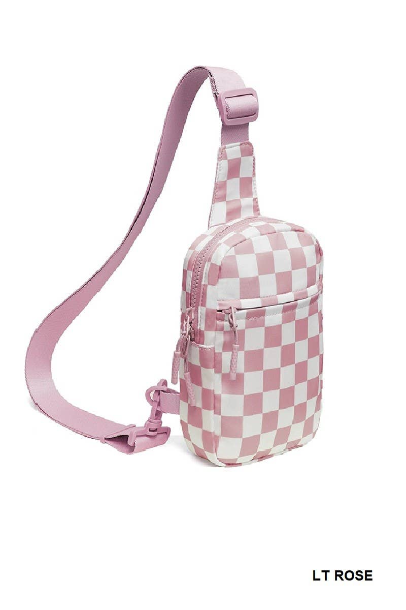 Mosaic Checkered Sling Bag