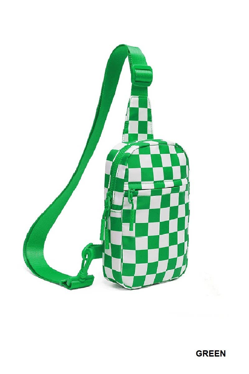 Mosaic Checkered Sling Bag