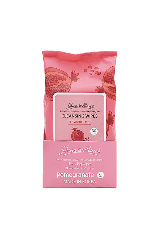 Makeup She MIT006 Cleansing Wipes Pomegranate - 6pc