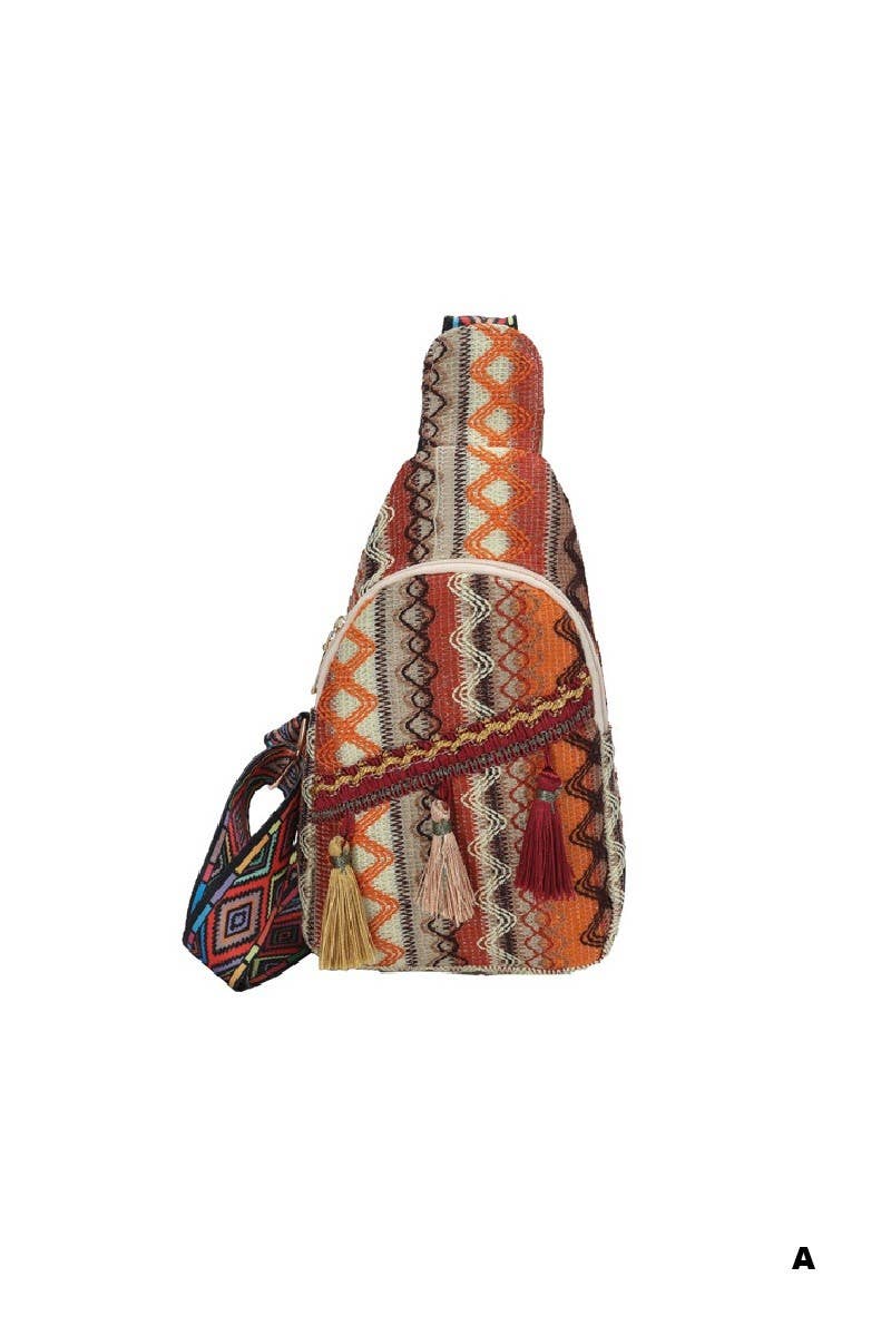 Boho Ethic Crossbody Sling Bag