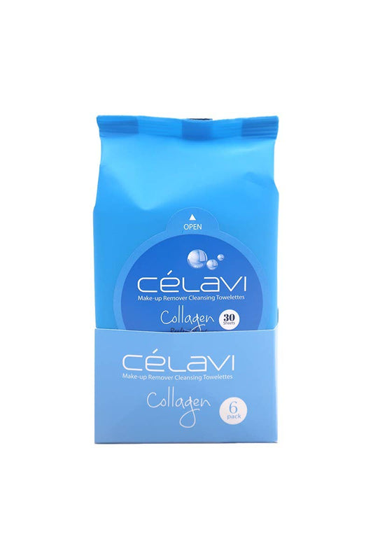 Celavi MT002 Collagen Makeup Cleansing Towelette - 6pc