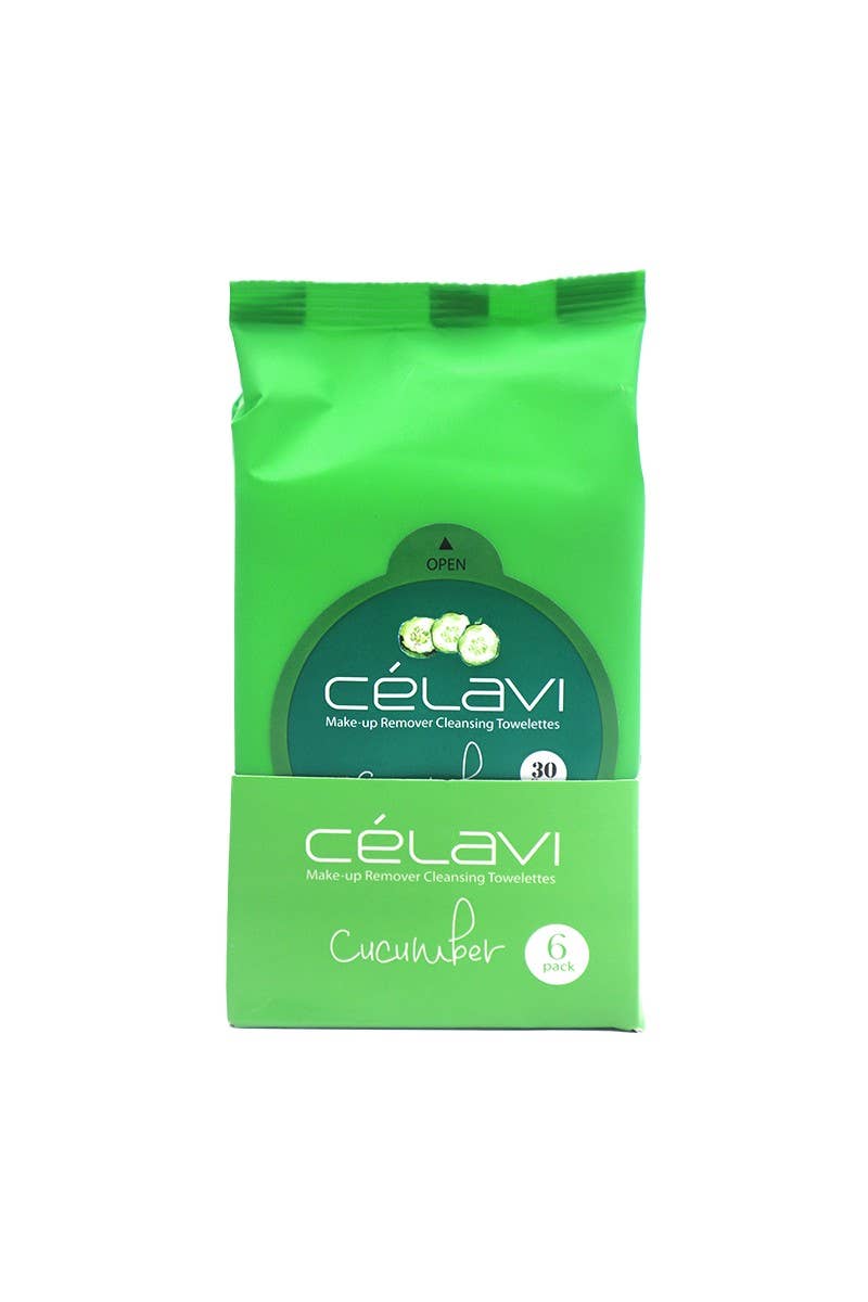 Celavi MT004 Cucumber Makeup Cleansing Towelette - 6pc