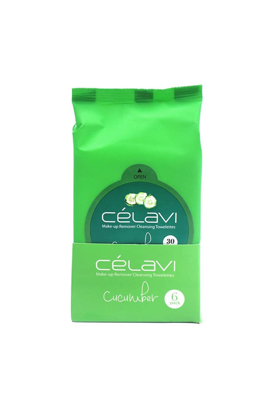 Celavi MT004 Cucumber Makeup Cleansing Towelette - 6pc