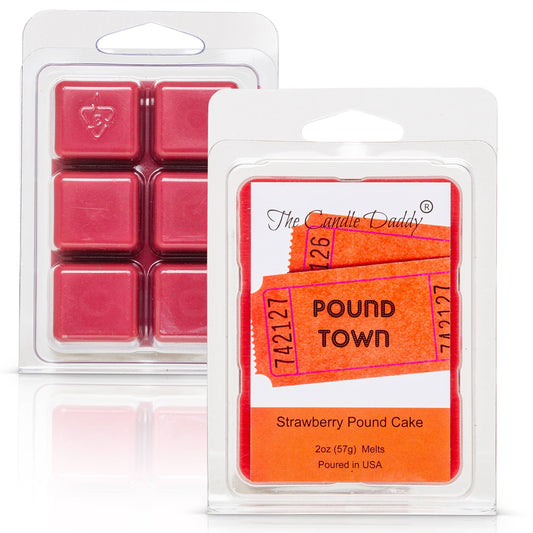 POUND TOWN - STRAWBERRY POUND CAKE SCENTED WAX MELT