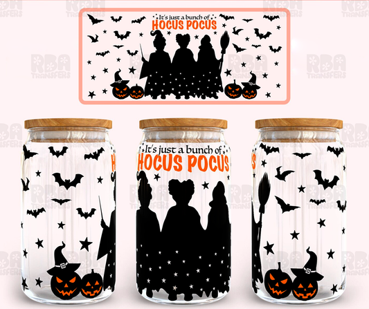 It's Just A Bunch Of Hocus Pocus Wrap UV DTF Sticker