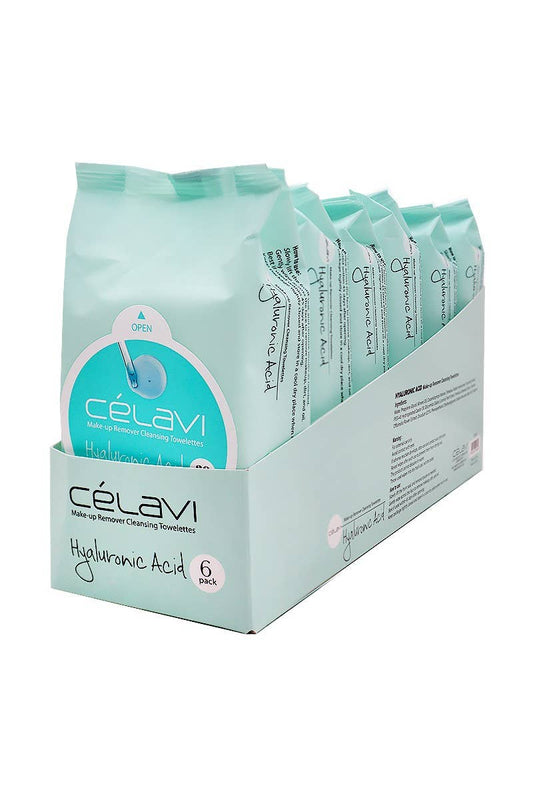 Celavi MT018 Hyaluronic Acid Makeup Cleansing Towelettes