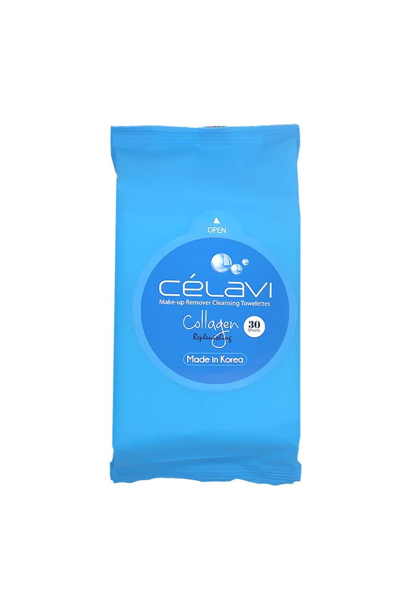 Celavi MT002 Collagen Makeup Cleansing Towelette - 6pc