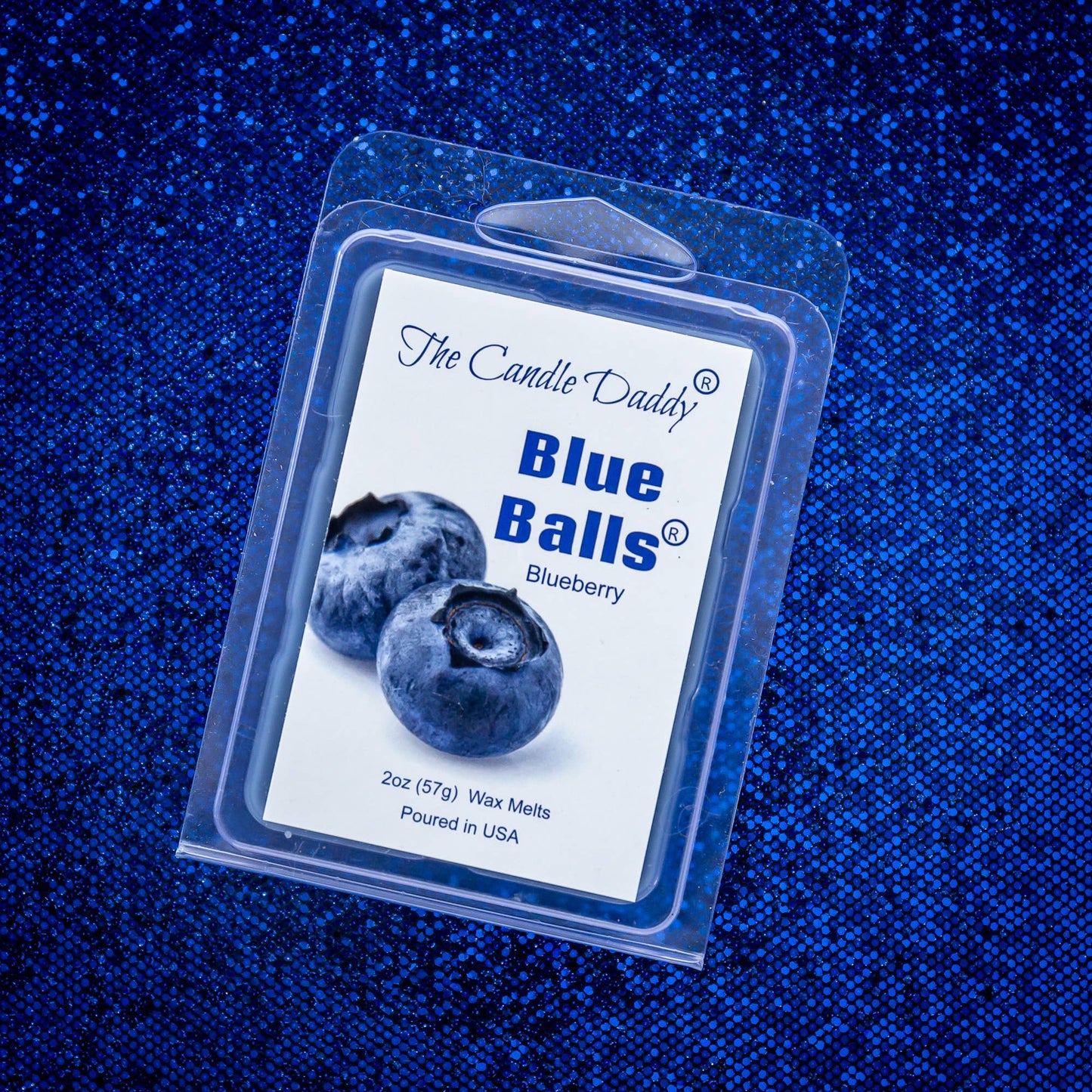 TWO BLUE BALLS - RIPE BLUEBERRY SCENTED WAX MELT