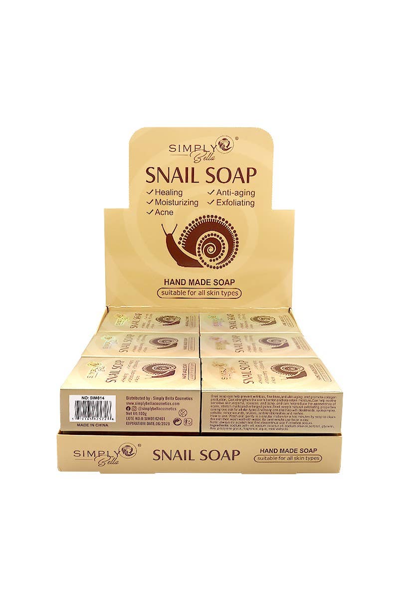 Simply Bella SIM014 Snail Soap - 12 pcs