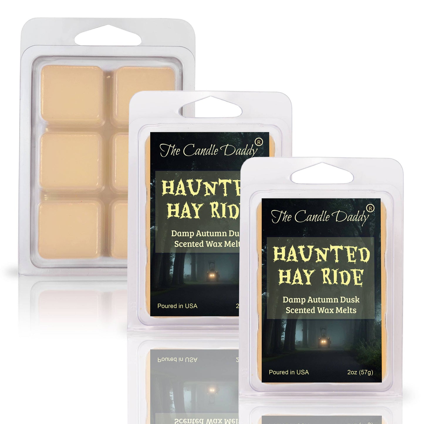 HAUNTED HAY RIDE - DAMP AUTUMN DUSK HALLOWEEN SCENTED WAX