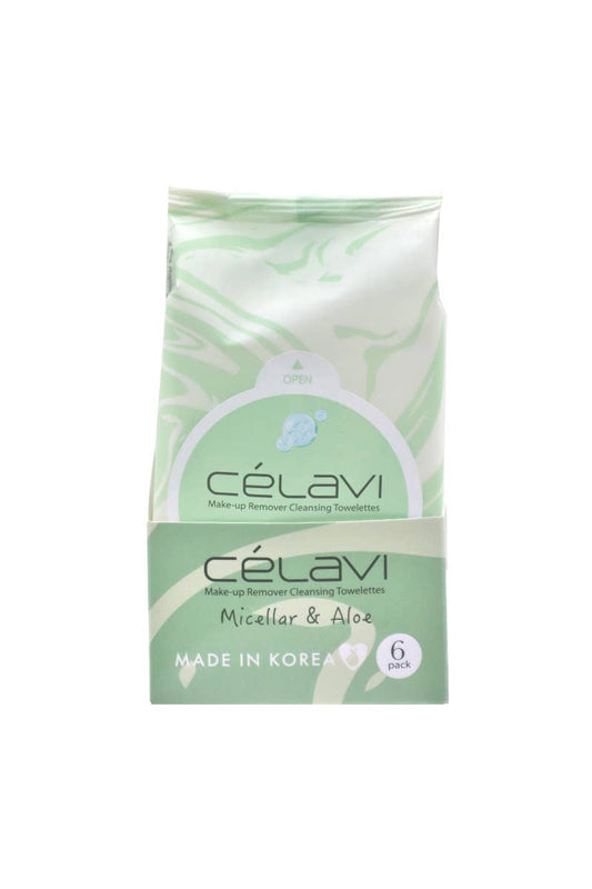 Celavi MT028 Micellar Aloe Make-up Cleansing Towelettes -6
