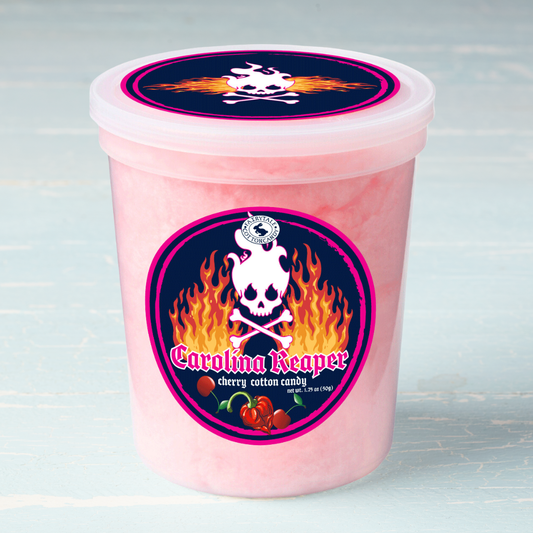 Carolina Reaper Cherry Cotton Candy